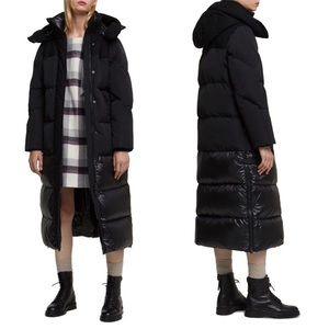 Woolrich 800 fill Aurora long down parka in black Nordstrom